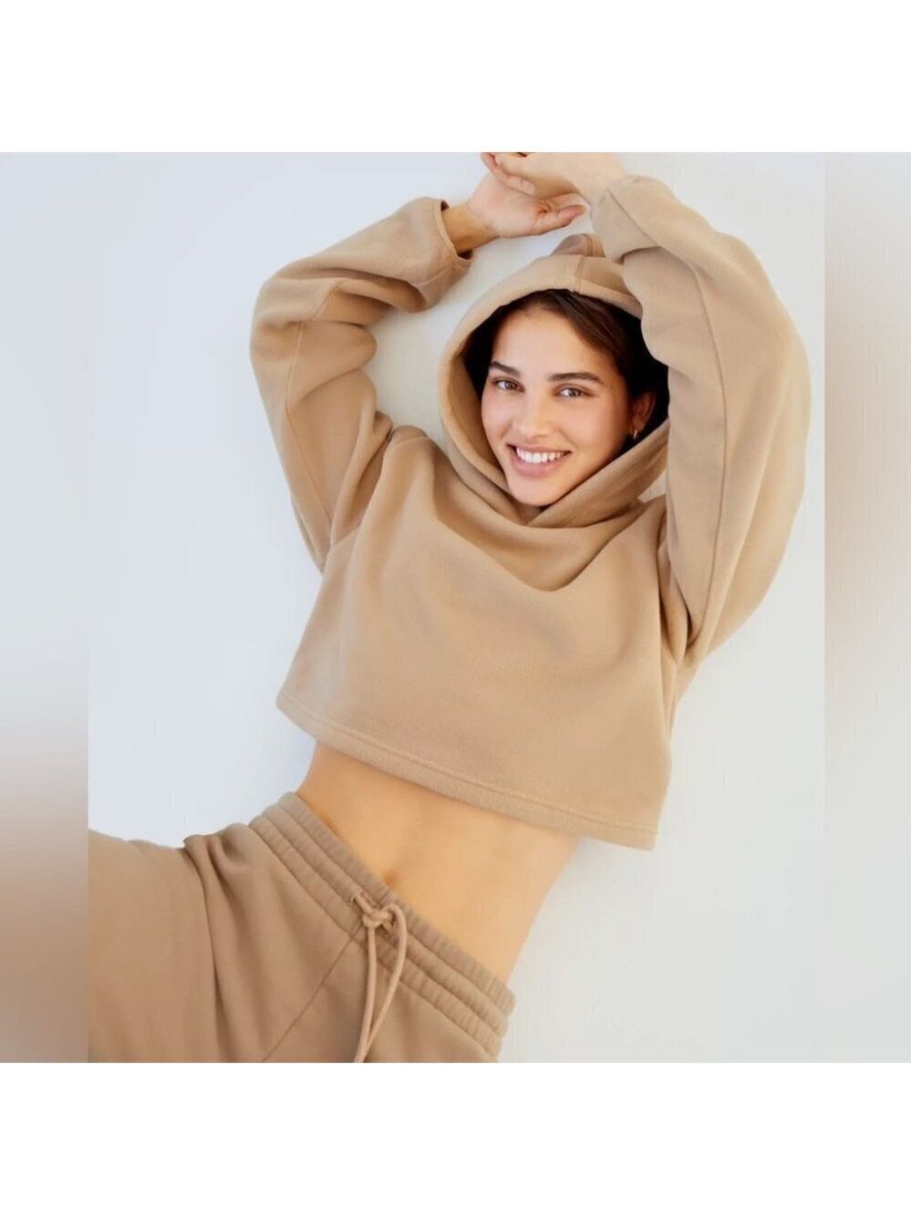 TNA Polar Hoodie in Tan Chasm Size XS